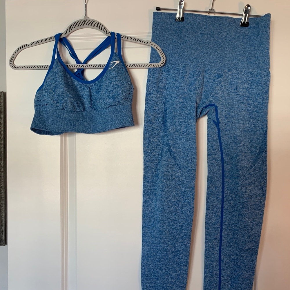 Gymshark seamless bra & legging set